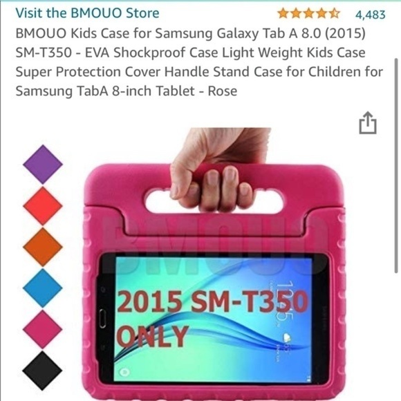 Samsung Galaxy Tab A. 8.0 (2015) SM-T350 8 inch - Picture 8 of 9